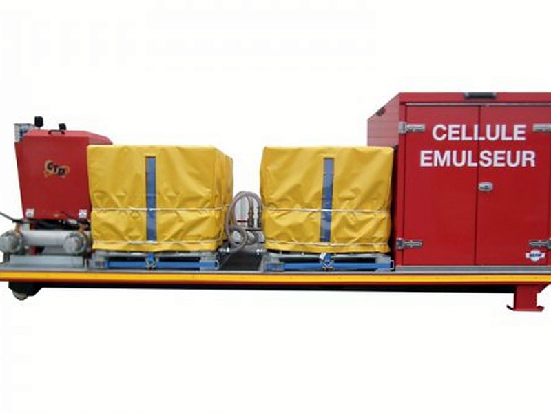 Cellule émulseur amovible sur berce classe 2C